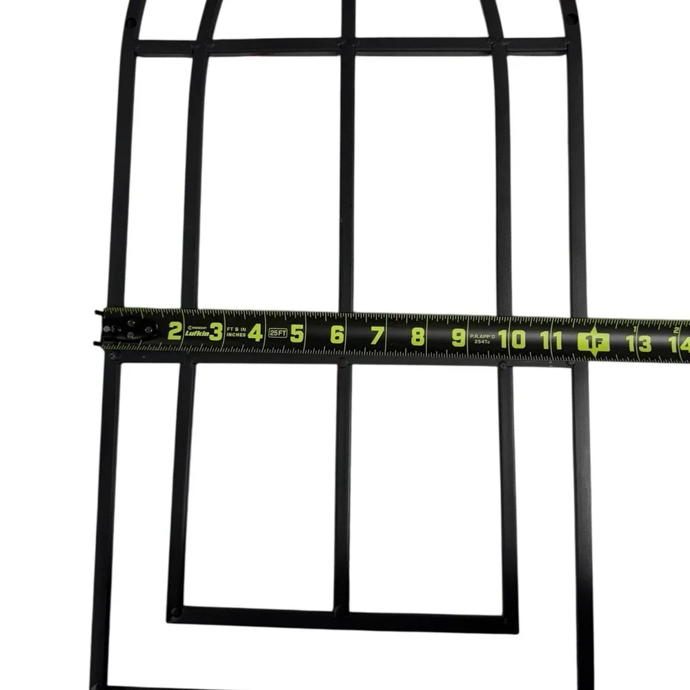 Farmhouse Window Arched Black Mantel Cathedral Wall‎ Decor WP66Q